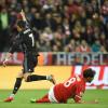 Cristiano Ronaldo in Jubelpose, die Bayern am Boden: 1:2 verloren die Münchner gegen Real Madrid.