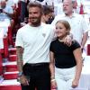 David Beckham und seine Tochter Harper Seven Beckham.