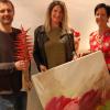 Viel künstlerisches Potenzial zeigt die Frühjahrsausstellung von (von links) Stefan Pilz, Silvia Maier und Andrea Pilz in der Stadl-Galerie in Mindelzell.  	