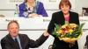 Der damals neue CDU-Vorsitzende Schäuble gratuliert 1998 in Bonn der soeben zur CDU-Generalsekretärin gewählten Angela Merkel. Der damals neue CDU-Vorsitzende Schäuble gratuliert 1998 in Bonn der soeben zur CDU-Generalsekretärin gewählten Angela Merkel.