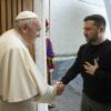 Der ukrainische Präsident Wolodymyr Selenskyj ist am Samstag im Vatikan mit Papst Franziskus zusammengekommen.
