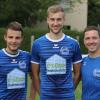 Geben auch in der kommenden Saison die Kommandos beim Kreisligisten SC Griesbeckerzell: (von links) Die beiden Co-Trainer Marius Kefer und Simon Landes sowie Chefcoach Matthias Kefer.  	