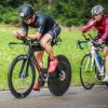 Der Dießener Triathlet Dominic Wimmer kämpft beim Triathlon in Lauingen mit Schmerzen. Trotzdem ist er dabei erfolgreich. 