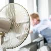 Ein Ventilator am Arbeitsplatz. Was für eine entrückte Idee.