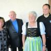 Anne Glas mit Andreas und Brigitte Kreutmayr, Michael Huber. Foto: Daniel Beck