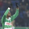 Olivier Occean erzielt für Greuther Fürth das wichtige Tor des Abends. Foto: Uwe Anspach dpa