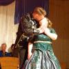 Beim Tanz des großen Prinzenpaars Selina II. und Fabian I. wird es am Ende romantisch. 