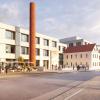 Ein Hauch von Stadt wird ab 2020 durch das Ortszentrum von Mertingen wehen, denn die neue Unternehmenszentrale der Molkerei Zott wird modern und vor allem groß. Alte Elemente werden integriert und auch die Bürger sollen von dem Neubau etwas haben. 