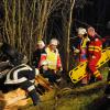 Ein schwerer Unfall hat sich in der Nacht auf Samstag im Kreis Dillingen ereignet. Drei junge Männer wurde schwer verletzt.