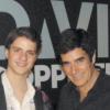 David Copperfield traf Phil Rice (links) nach seiner Show in seinem Theater.