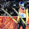 Severin Freund rutschte im Einzelspringen auf den vierten Platz ab. In der Mannschaft soll es heute Edelmetall geben.