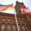 Das Rote Rathaus, Sitz der Regierenden Bürgermeisterin sowie des Senats von Berlin.