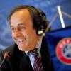 UEFA-Präsident Michel Platini ist gegen Einführung einer Torkamera. Foto: Dietmar Stiplovsek dpa