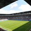Das Stadion in Augsburg. dpa