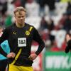 Dortmunds Shootingstar Erling Haaland resignierte.