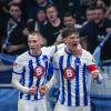 Herthas Matchwinner beim Sieg gegen Magdeburg: Fabian Reese (r).