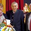 Heinz Drott (Zweiter Vorsitzender) und Susann Huttenloher gratulierten dem Vorsitzenden Herbert Feyrsinger zum kürzlich begangenen 70. Geburtstag mit einem „Gesundheitskorb“ und vielen Glückwunschkarten aus dem Kreisverbandsbeirat.  	