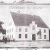Ein Bild vom Gasthaus Stern in Babenhausen, entstanden etwa 1890.