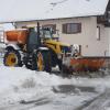 Die Räumfahrzeuge waren aufgrund der massiven Schneefällen im Raum Aichach im Dauereinsatz.