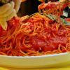 Italienisches Nationalgericht: Spaghetti.