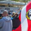 NPD-Kundgebung in Schwerin: Der rechtsextremen Partei droht
die Parteienfinanzierung entzogen werden.