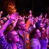 Das Publikum feierte 2018 trotz Matsch und  Regen beim Songoldsand-Festival in Schwabmünchen.