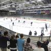 Modernes LED-Licht wurde, im Zuge des Umbaus, im Stadion schon installiert. Am heutigen Freitag bestreiten die Eishockeyprofis ein Testspiel gegen Dornbirn. 