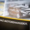 «Das Motorenangebot» wird in einem Werbeprospekt für den Opel Zafira vorgestellt.