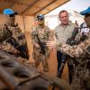 Verteidigungsminister Boris Pistorius (SPD) bei einem Besuch in Mali.