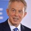 Tony Blair bei seiner Rede vor den Arbeitgebern in London.  
