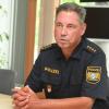 Polizeiinspektionsleiter Andreas Schaumeier im Gespräch.