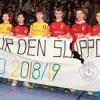 Die fantastische Stimmung in der Rebayhalle beflügelte die A-Jugendlichen immer wieder. Am Sonntag waren 850 Zuschauer da. Die Handballer bedankten sich bei ihren Fans für die Unterstützung und die Treue auch in schwächeren Phasen.