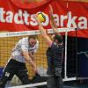 Für Stefan Erhart (links) und die Friedberger Volleyballer gab es gegen Marktredwitz nichts zu holen. Foto: Christian Kolbert