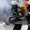 In einer Lauinger Firma hat am Mittwoch ein Pulverbeschichtungsofen gebrannt (Symbolfoto). Feuerwehren aus Lauingen und Echenbrunn löschten die Flammen. 