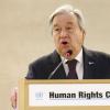 «Wir müssen die Erklärung neu beleben und ihre volle Umsetzung sicherstellen»: UN-Generalsekretär António Guterres in Genf.