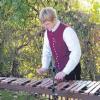 Mit einem imposanten Xylofon-Solo und einem Ausflug in die Zirkuswelt begeisterte Georg Gschwind bei der Serenade im Archäologischen Park. 