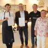 Für Genuss und Nachhaltigkeit bei Einkauf und Restaurantbesuch engagieren sich: (von links) Johannes Diem, Bernd Schramm, Karl Diem und Marina Behr (Leiterin der Regionalgruppe von Slow Food Augsburg).