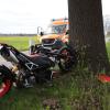Im Landkreis Unterallgäu ereignete sich am Samstagnachmittag ein schwerer Motorradunfall.