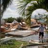 Hurrikan "Irma" hat in Florida viele Häuser beschädigt.