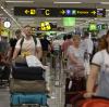 Am Flughafen von Palma kommen derzeit viele Reisende an.