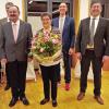 Eine Feier fand zum Abschied von Werner Thum (vorne, zweiter von links) aus dem Amt des Bürgermeisters von Forheim nach 30 Dienstjahren statt.