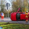 Bei einem Verkehrsunfall am Ramminger Skylinepark waren Polizei und Feuerwehr bereits in großer Zahl vor Ort.