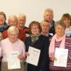 Geehrte beim Sportverein Erlingen (von links): Wolfgang Wimmer, Horst Kammer, Michael Rauh, Karl Hornek, Ulrich Kazik, Walter Wolf, Manfred Haupt, Erwin Kroker, Harald Christi, Ingrid Schwarz, Inge Kazik, Alexandra Christi, Rudolf Neugebauer sen., Theresia Neugebauer, Fritz Wutz, Ulrike Ketterle, Wolfgang Schwarz, Alois Reiner, Anneliese Wagner, Marlene Köhle, Veronika Pötzl, Anton Off, Edith Kalchgruber, Petra Hochrein, Dominik Rivola, Franz Wagner, Armin Böhm, Alois Meister, Peter Heider, Claudia Riemensperger und Wolfgang Schaffer. 	