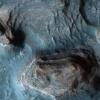 Das Nasa-Foto zeigt einen möglichen Landeplatz für einen Nasa-Rover in der Bergregion Nilosyrtis Mensae auf dem Mars. (Archivbild)