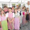 Bürgermeister Rudi Fuchs hatte den Auftritt der vierten Klasse von Lehrerin Gabriele Raimar auf dem Bürgerfest in Mühlhausen gesponsert. 