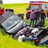 Bei einem Unfall nördlich von Memmenhausen/Balzhausen wurden mehrere Personen verletzt. 