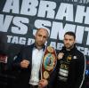 Am Samstag kämpft Abraham gegen Smith um die WBO-Weltmeisterschaft im Supermittelgewicht.