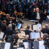 Die Münchner Philharmoniker spielen unter der Leitung von Dirigent Valery Gergiev zur Eröffnung der Isarphilharmonie im Orchestersaal.