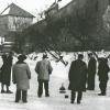 Im Winter 1940 kamen die Eisstockschützen auf ihre Kosten.