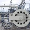 Molchstation, Rohrsysteme und Absperrvorrichtungen in der Gasanlandestation von Nord Stream 2.
